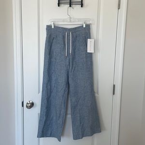 Athleta Wide-Leg Linen Pant